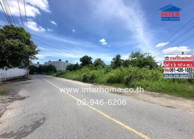 Street view of available land for sale