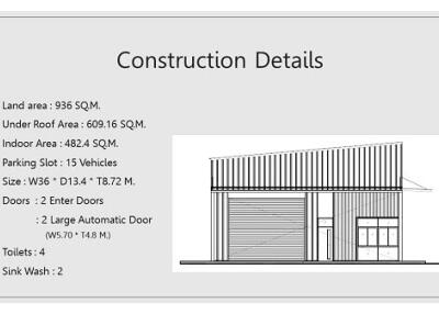 Construction Details with building sketch