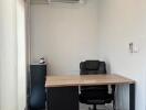 Office room with desk and chair