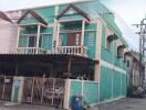 Exterior view of a two-story residential building