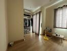 Bedroom with closet and natural light