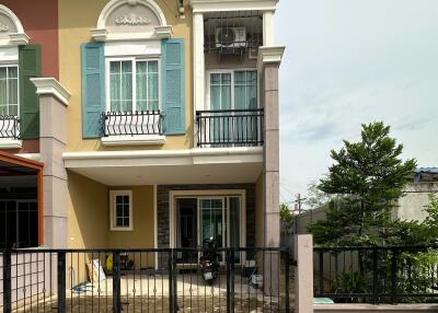 Front view of a residential house