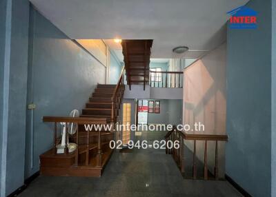 Staircase and hallway in a building