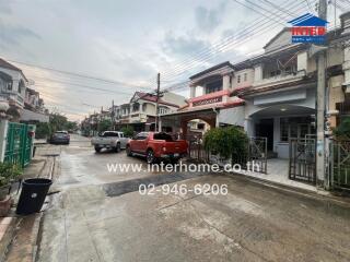 Street view of a residential area