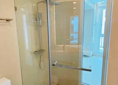 Modern bathroom with shower