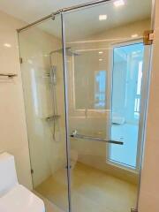 Modern bathroom with shower