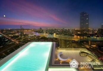 2-BR Condo at Rhythm Charoenkrung Pavilion near BTS Saphan Taksin