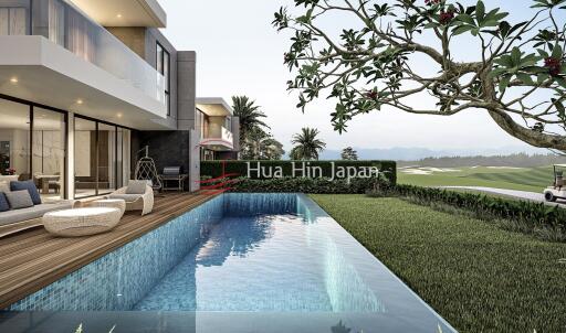 Modern 5-Bedroom Pool Villa on Black Mountain Golf Course for Sale, Hua Hin (Off Plan with Membership Included)