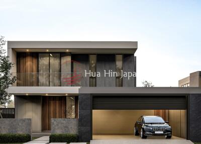 Modern 5-Bedroom Pool Villa on Black Mountain Golf Course for Sale, Hua Hin (Off Plan with Membership Included)