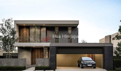 Modern 5-Bedroom Pool Villa on Black Mountain Golf Course for Sale, Hua Hin (Off Plan with Membership Included)