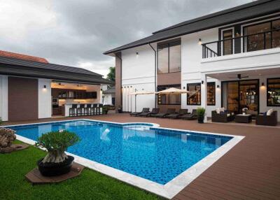 Brand new 5 bed luxury pool villa for sale in Muang Chiang Mai