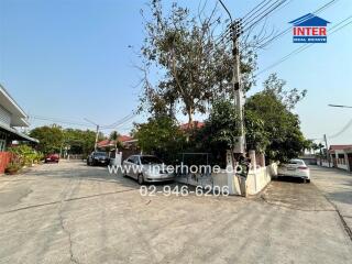 Street view of residential neighborhood