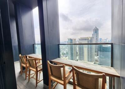 balcony with city view