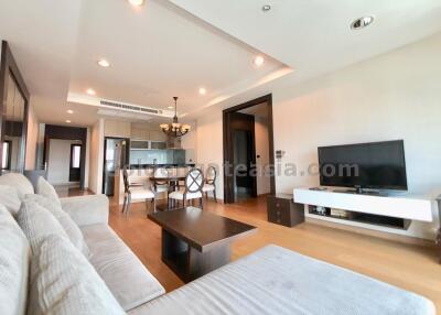 2 Bedrooms Furnished Condo on high floor at Sathorn Gardens