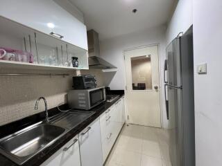 Modern kitchen with appliances and storage