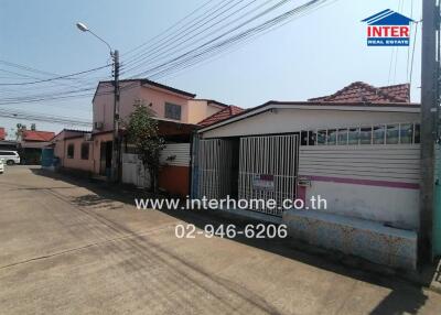 Exterior view of a house in a residential area