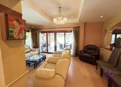 Grand 6 bedroom pool villa for sale in a great neighbourhood, Lanna Ville, near Meechok Plaza,  Sanphisuea, Muang ,Chiang Mai