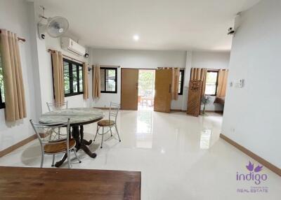 This lovely single storey home ,3 bedroom on 1 rai land in a semi rural area in San Kamphaeng, Chiang Mai