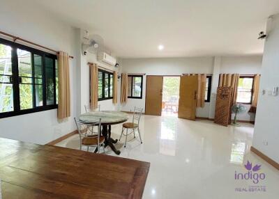 This lovely single storey home ,3 bedroom on 1 rai land in a semi rural area in San Kamphaeng, Chiang Mai