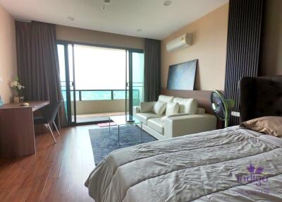 Spacious studio condominum for sale, fully furnished at Green Valley Condo, Chiang Mai