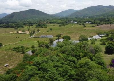 Beautiful 48 rai 3 ngan property with beautiful view of lakes and hills in a lovely, peaceful area only 30 min from Chiang Mai city.