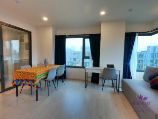 For Rent. Spacious light filled 1 bedroom corner unit with lovely open view. Escent Park Ville Great location at Central Festival Chiang Mai.