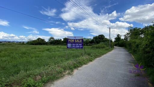 Land for sale 1 Rai 3 Ngan 65.9 Sqw at Nong Chom, Sansai ,Chiang Mai