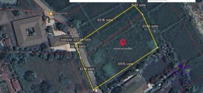 Land for sale 1 Rai 3 Ngan 65.9 Sqw at Nong Chom, Sansai ,Chiang Mai