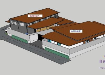 Investment opportunity! 2 buildings for sale - one for business and one residence. Great location, Chiang Mai city.