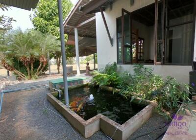 Lots of Potential! 80% completed house for sale on a large plot of land 1 Rai 3 Ngan 32 sqw Sansai, Chiang Mai