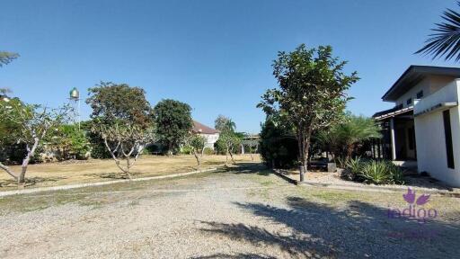 Lots of Potential! 80% completed house for sale on a large plot of land 1 Rai 3 Ngan 32 sqw Sansai, Chiang Mai