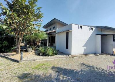 Lots of Potential! 80% completed house for sale on a large plot of land 1 Rai 3 Ngan 32 sqw Sansai, Chiang Mai