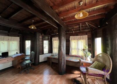 Beautiful Thai teak home on a 2 rai property in Doi Saket. Ideal for a homestay / bed and breakfast business.