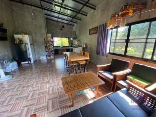 Beautiful property with 2 modern houses on a large plot of land in a semi-rural area in Doi saket, Chiang Mai.