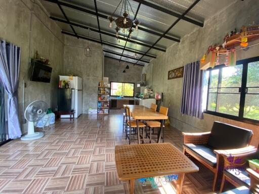 Beautiful property with 2 modern houses on a large plot of land in a semi-rural area in Doi saket, Chiang Mai.