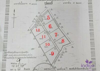 Land for sale in a semi-rural area in Doi Saket.  Only 3,000 baht/wah.