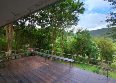 Beautiful Property with 2 houses with wonderful mountain and valley view in Sankampheng, Chiang Mai