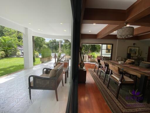 Splendid 5 rai property with an amazing 4 bedroom home, salt water pool and lake Doi Saket Chiangmai