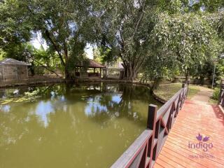 Splendid 5 rai property with an amazing 4 bedroom home, salt water pool and lake Doi Saket Chiangmai