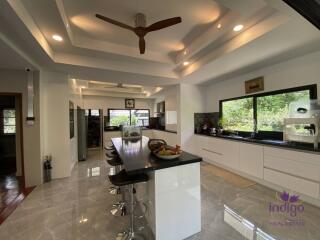 Splendid 5 rai property with an amazing 4 bedroom home, salt water pool and lake Doi Saket Chiangmai