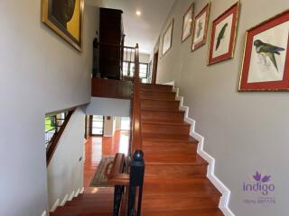 Splendid 5 rai property with an amazing 4 bedroom home, salt water pool and lake Doi Saket Chiangmai