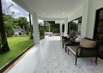 Splendid 5 rai property with an amazing 4 bedroom home, salt water pool and lake Doi Saket Chiangmai