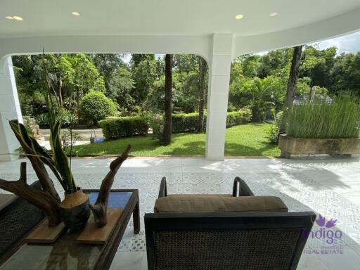 Splendid 5 rai property with an amazing 4 bedroom home, salt water pool and lake Doi Saket Chiangmai