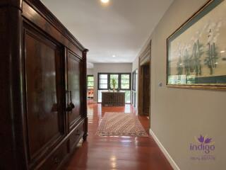 Splendid 5 rai property with an amazing 4 bedroom home, salt water pool and lake Doi Saket Chiangmai