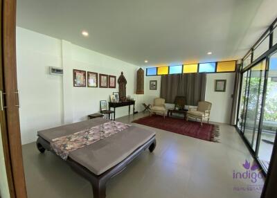 Splendid 5 rai property with an amazing 4 bedroom home, salt water pool and lake Doi Saket Chiangmai