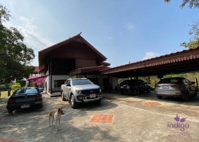 Large property on 4+ rai land for sale 6 bedrooms near Mae Jo University Sansai Chiangmai