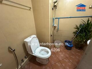 Bathroom with toilet and shower