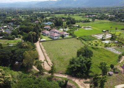 Land for sale with mountain view in Mae On, San Kamphaeng, Chiang Mai