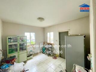 Spacious kitchen with natural light