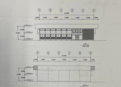 Blueprint of a building